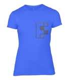 Anvil Ladies Fashion T-Shirt Black Beauty FF