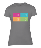 Anvil Ladies Fashion T-Shirt Pop FF