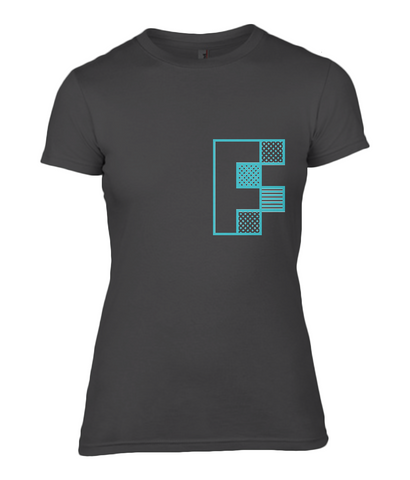 Anvil Ladies Fashion T-Shirt BOLD Cobalt Sky