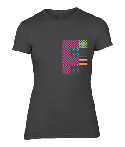 Anvil Ladies Fashion T-Shirt Purple Pizzazz FF
