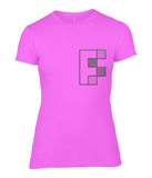 Anvil Ladies Fashion T-Shirt Black Beauty FF