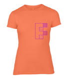 Anvil Ladies Fashion T-Shirt BOLD Purple Pizzazz