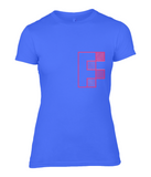 Anvil Ladies Fashion T-Shirt BOLD Purple Pizzazz