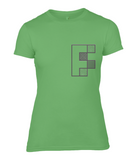 Anvil Ladies Fashion T-Shirt Black Beauty FF