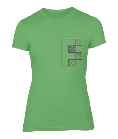 Anvil Ladies Fashion T-Shirt Black Beauty FF