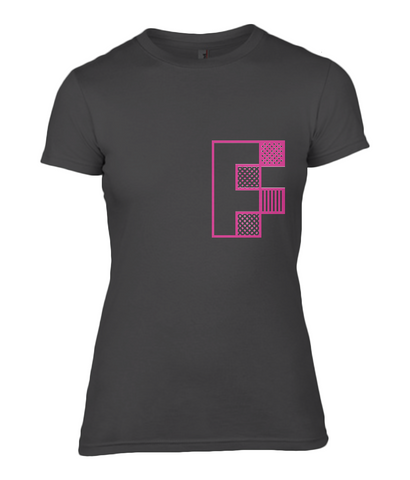 Anvil Ladies Fashion T-Shirt BOLD Purple Pizzazz