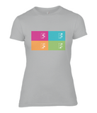 Anvil Ladies Fashion T-Shirt Pop FF